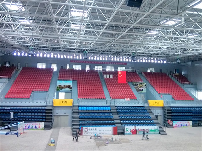 昌都电厂体育馆网架加工